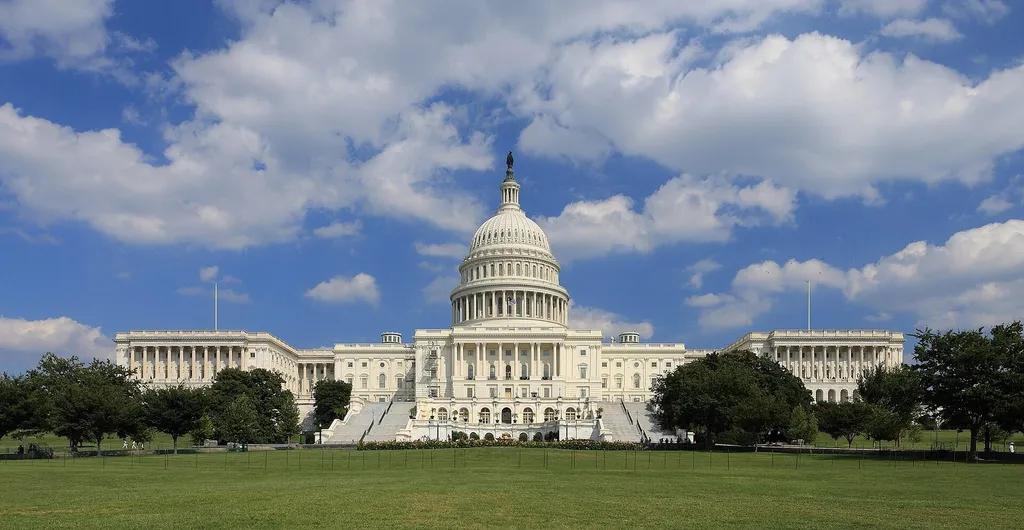 The US Capitol building in Washington, DC